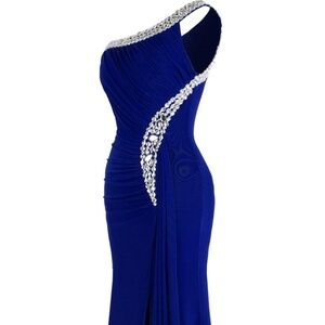 Blue dress